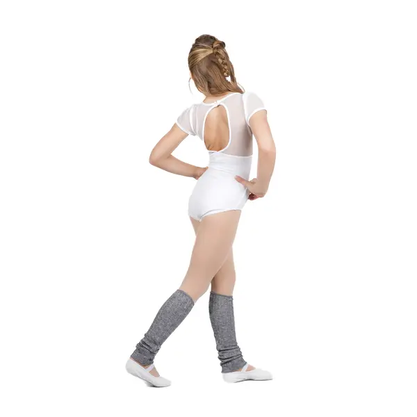 Capezio puff sleeve keyhole back leotards, gyerek balett dressz