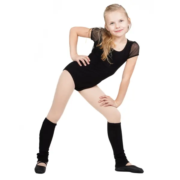 Capezio puff sleeve keyhole back leotards, gyerek balett dressz