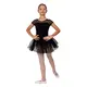 Capezio Keyhole Back Tutu Dress, dressz tütü szoknyával gyerekeknek - Fekete