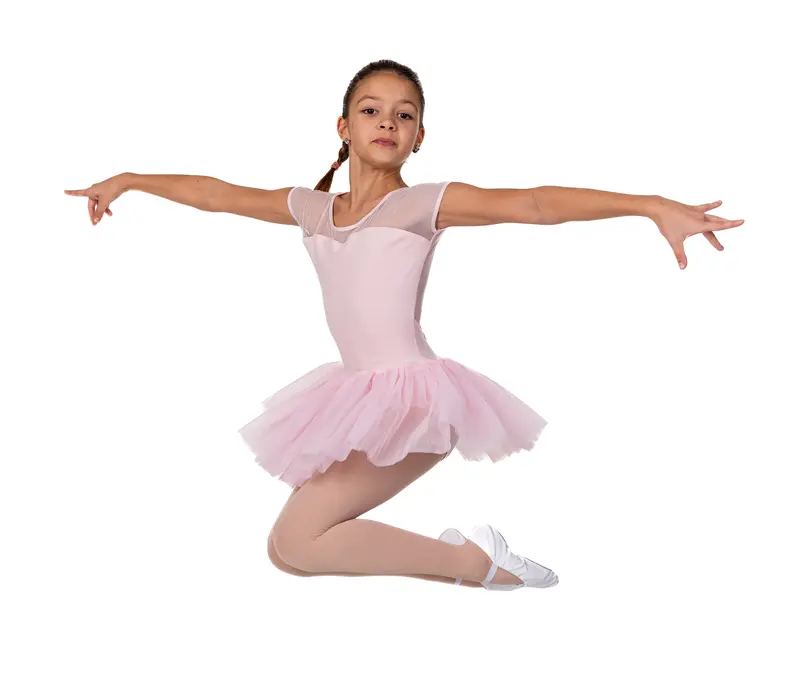 Capezio Keyhole Back Tutu Dress, dressz tütü szoknyával gyerekeknek - Rózsaszín Capezio