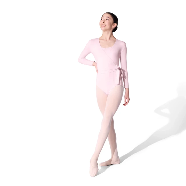 Capezio Essentials Wrap Top, lányoknak való megkötős felső Capezio Essentials Wrap Top, lányoknak való megkötős felső