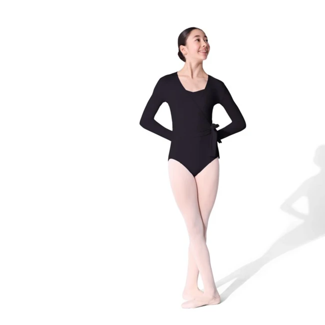 Capezio Essentials Wrap Top, lányoknak való megkötős felső Capezio Essentials Wrap Top, lányoknak való megkötős felső