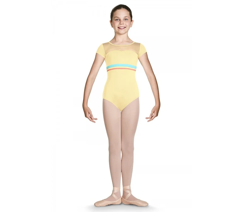 Bloch Isa CL7852, dres s krátkym rukávom - Sárga Bloch Isa CL7852, dres s krátkym rukávom - Sárga