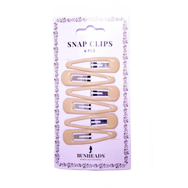 Capezio Bunheads snap clips for hair, hajcsat