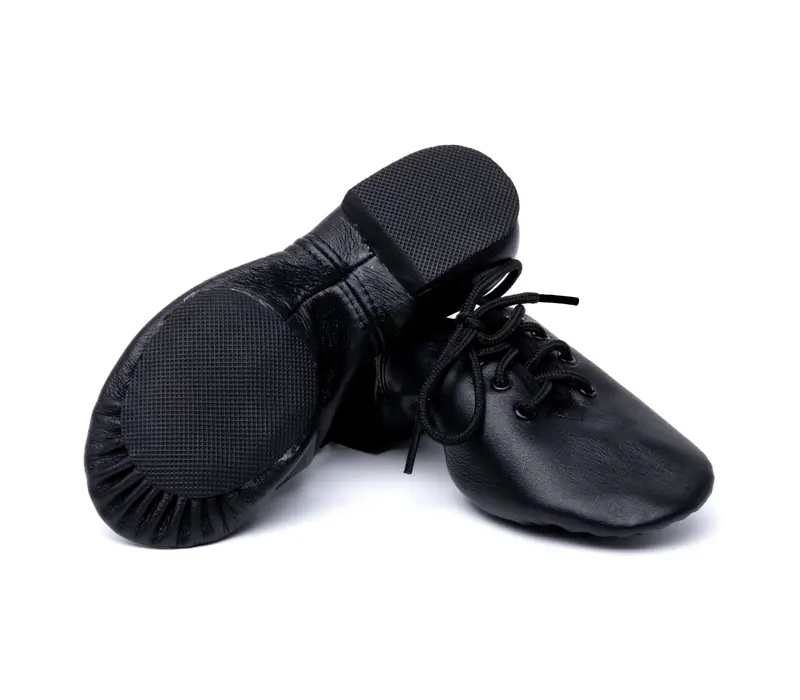 Dancee Economy jazz, bőr jazz cipő - Fekete
