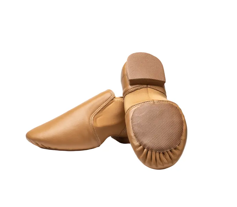 Dancee jazz slip on, jazz cipő férfiaknak - Testszínű - barna