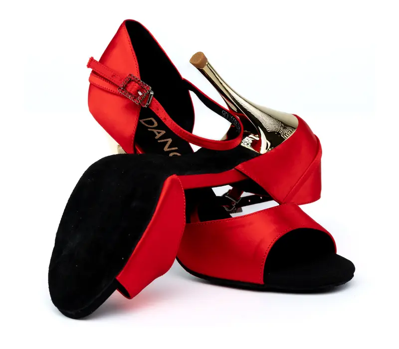 Dancee Tereza, női tangó cipő - Piros 
