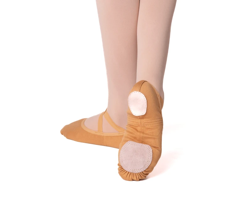 Dancee Pro stretch, gyerek balettcipő - Testszínű - barna