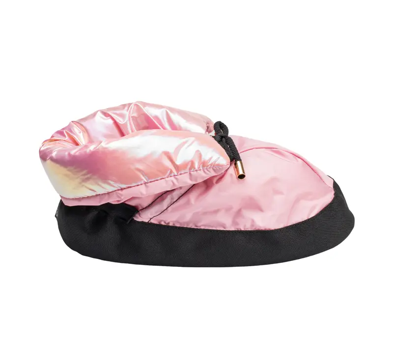 Capezio Ballroom booties, lányka melegítő lábbeli - metál pasztell rózsaszín