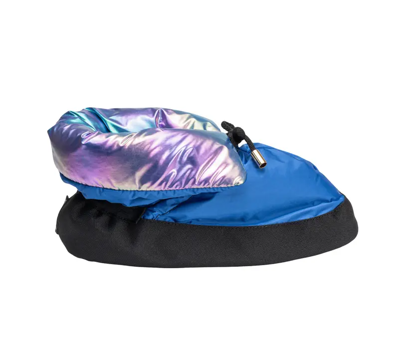 Capezio Mini Glam Warmup booties, melegítő lábbeli - metál rainbow