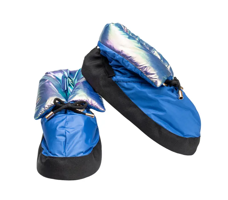 Capezio Ballroom booties, melegítő lábbeli - metál rainbow