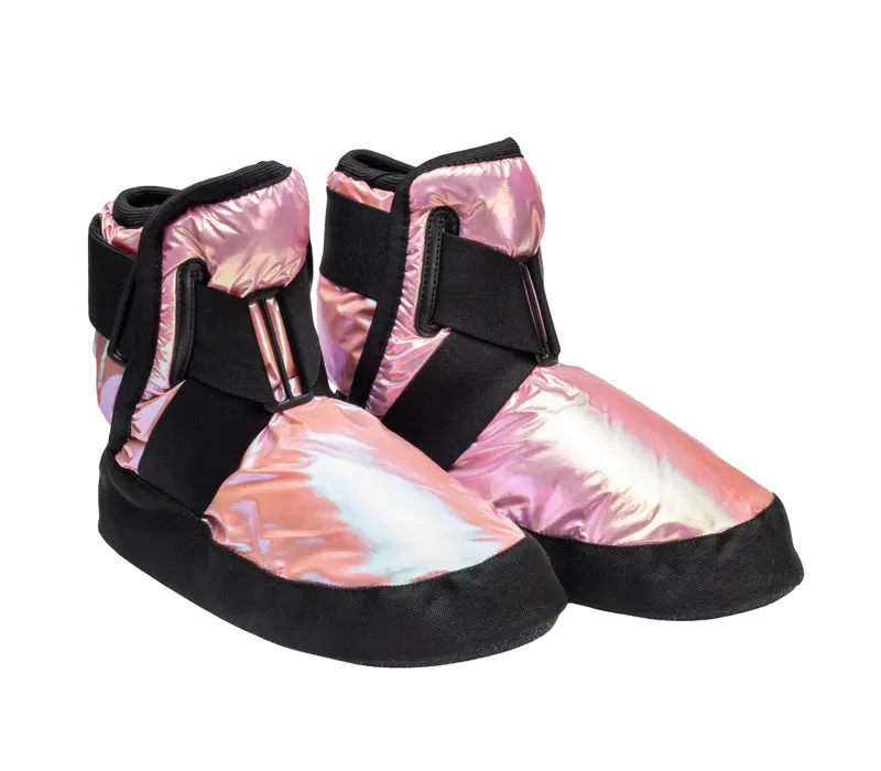 Capezio Glam Warmup Booties, bemelegítő cipő Capezio Glam Warmup Booties, bemelegítő cipő - metál pasztell rózsaszín