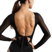 Jadore mesh, női body testhezálló ujjakkal Jadore mesh, női body testhezálló ujjakkal
