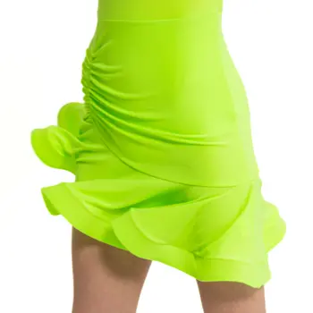 FSD Olívia, lányoknak latino ruha - Neon zöld