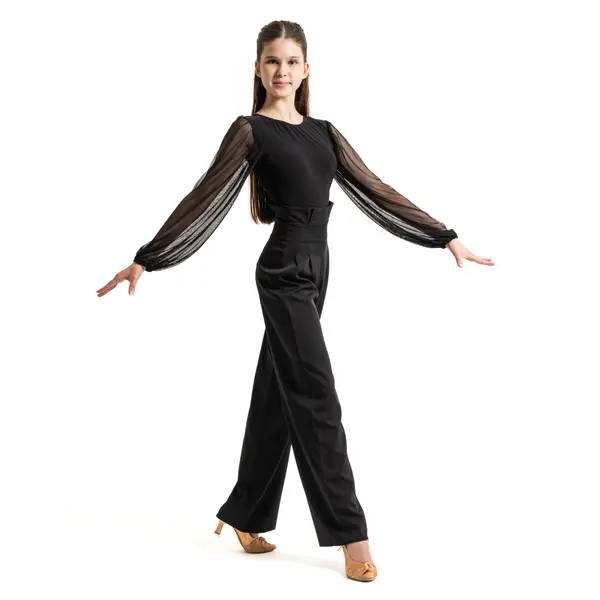 FSD Kamila mesh, body lányoknak hálós ujjakkal