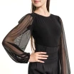 FSD Kamila mesh, body lányoknak hálós ujjakkal