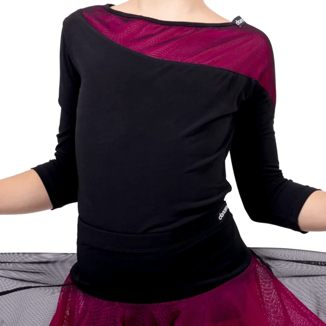 DanceMe BL411DR, háromnegyed ujjú felső lányoknak