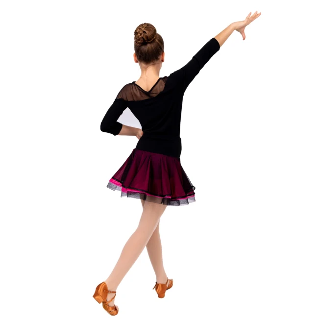 DanceMe BL411DR, háromnegyed ujjú felső lányoknak