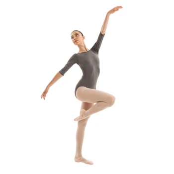 Capezio Essential boatneck, női dressz 3/4 ujjal - Szürke Capezio Essential boatneck, női dressz 3/4 ujjal - Szürke