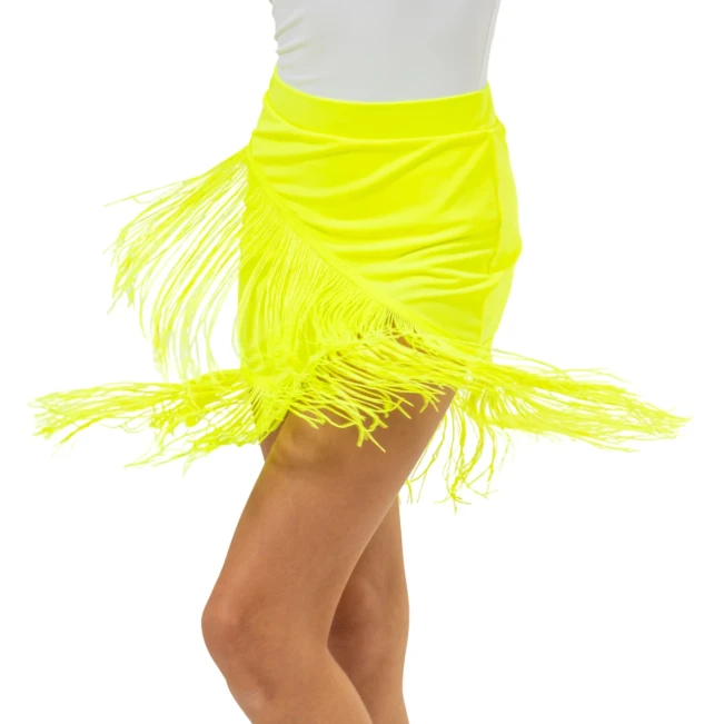 FSD Basic lycra, lány rojtos latin szoknya FSD Basic lycra, lány rojtos latin szoknya