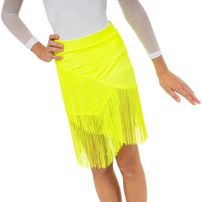 FSD Basic lycra, lány rojtos latin szoknya FSD Basic lycra, lány rojtos latin szoknya