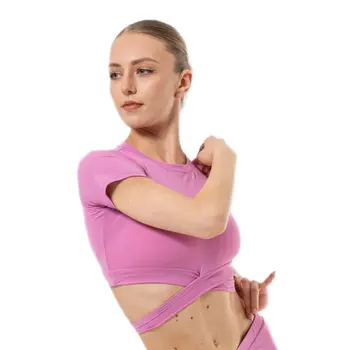 Benita, rövid ujjú, megkötős női top Benita, rövid ujjú, megkötős női top