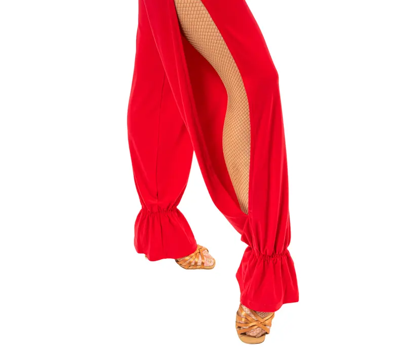 Jana – női edzőnadrág tánchoz - Piros Jana – női edzőnadrág tánchoz - Piros