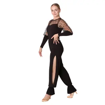 Jana – női edzőnadrág tánchoz - Világos bogyós