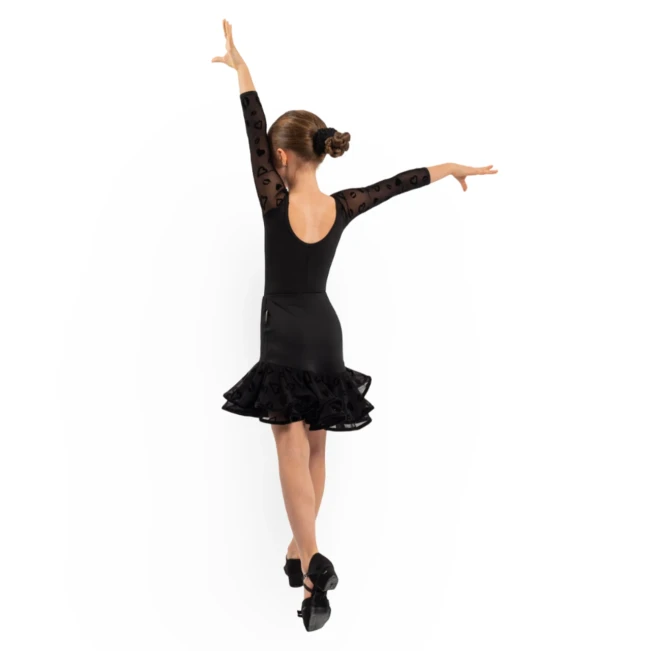 Grand Prix Danna flocked mesh, lány dressz Grand Prix Danna flocked mesh, lány dressz
