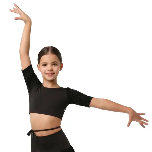 Grand Prix Iona Mini Noir, lányoknak való átkötős felső Grand Prix Iona Mini Noir, lányoknak való átkötős felső