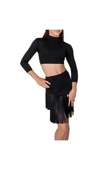 Kaia fringe, rojtos lányszoknya