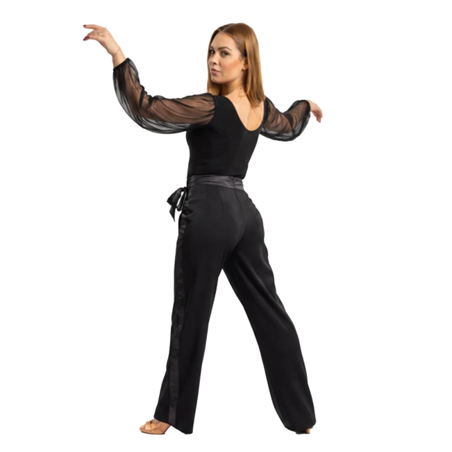 FSD Kamila mesh, női body hálós ujjakkal
