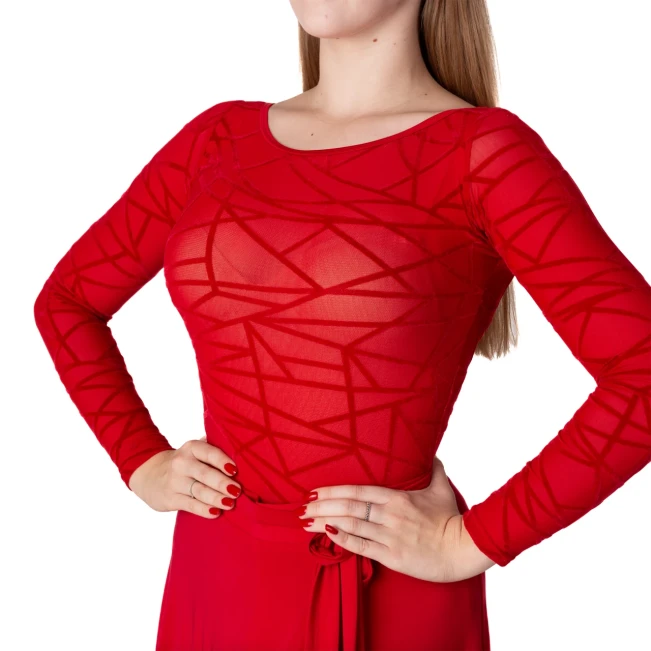 Grand Prix Karla line, hosszú ujjú latin tánc dressz nőknek Grand Prix Karla line, hosszú ujjú latin tánc dressz nőknek