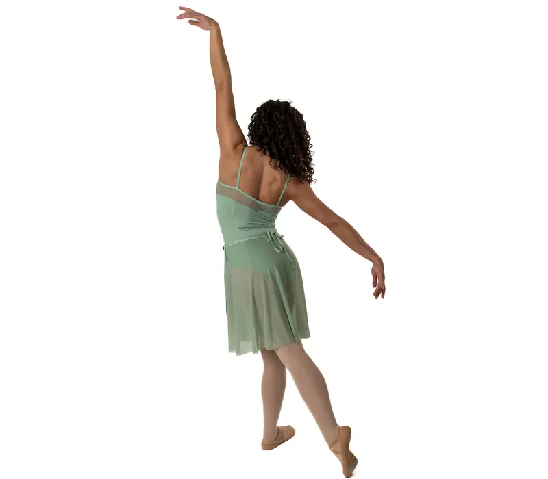 Oliveria, térdig érő átlapolt szoknya Oliveria, térdig érő átlapolt szoknya - Testszínű-Nude