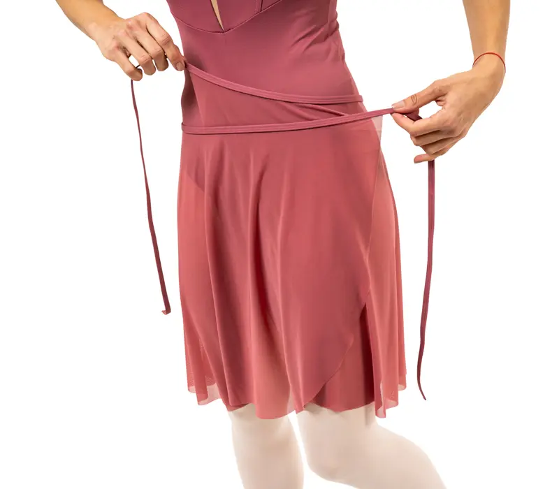 Symphony Oliveria, térdig érő megkötős szoknya Symphony Oliveria, térdig érő megkötős szoknya - Rózsaszín - French rose GP