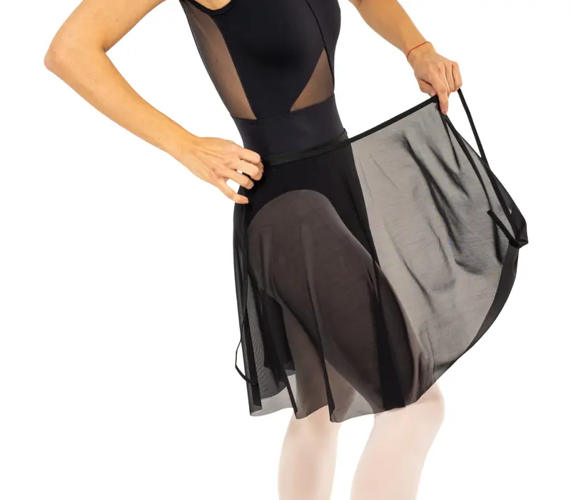 Symphony Oliveria, térdig érő megkötős szoknya - Fekete Symphony Oliveria, térdig érő megkötős szoknya - Fekete