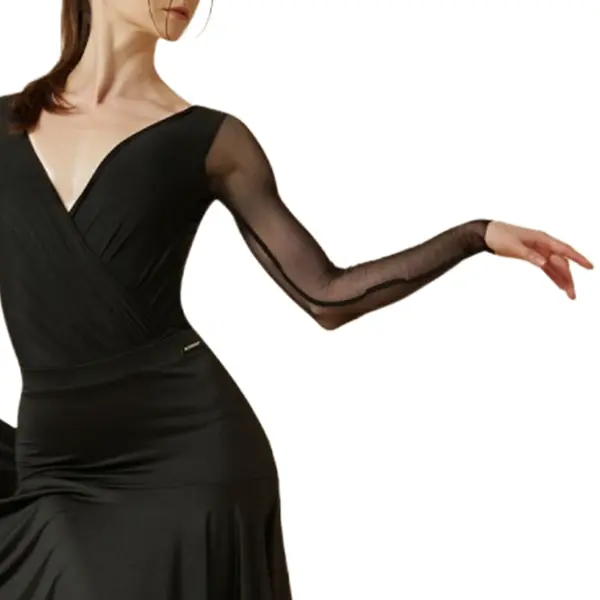 Jadore mesh, női body testhezálló ujjakkal Jadore mesh, női body testhezálló ujjakkal