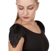Sabra, női dressz rojtokkal a vállán Sabra, női dressz rojtokkal a vállán