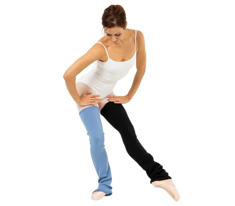 Intermezzo Ganesha, kötött lábszármelegítő - Fekete