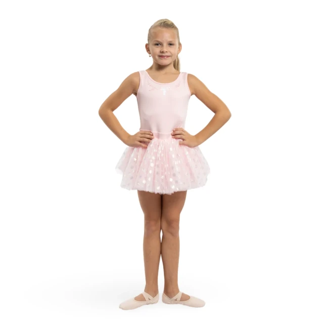 Mirella Glow tank, dressz vastag pántokkal tütü szoknyával Mirella Glow tank, dressz vastag pántokkal tütü szoknyával