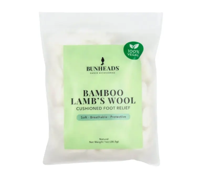 Bunheads Bamboo Lamb´s Wool, bambusz gyapjúpótlék - Natúrszín