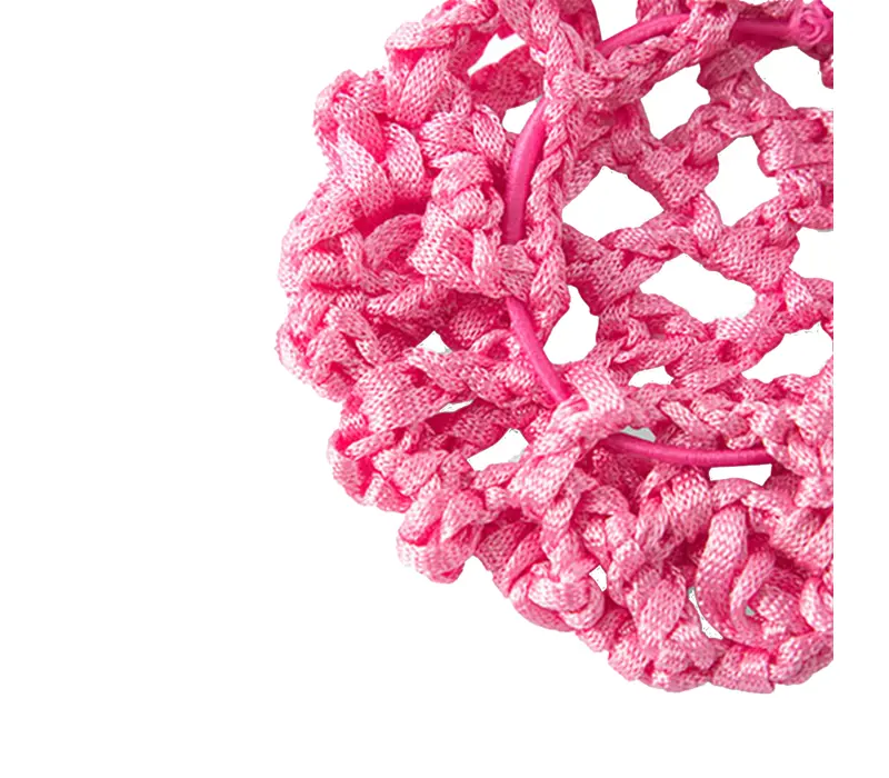 Rumpf Bun cover,  színes kontyháló - Pink rózsaszín