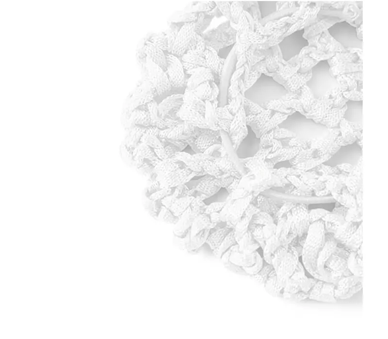 Rumpf Bun cover,  színes kontyháló - Fehér