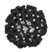 Rumpf Bun cover, színes kontyháló kristállyal Rumpf Bun cover, színes kontyháló kristállyal
