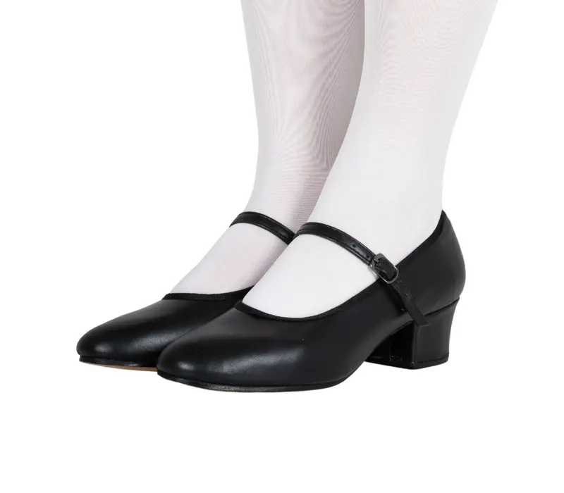 Sansha Moravia CL05, karakter cipő - Fekete