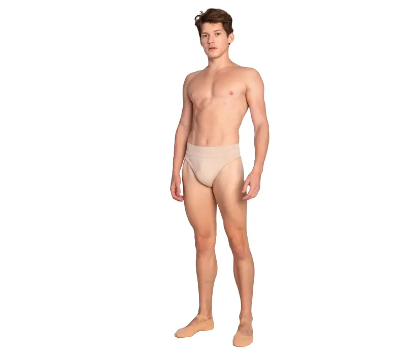 So Danca Microfiber Dance Belt, férfi suszpenzor - Testszínű-Nude