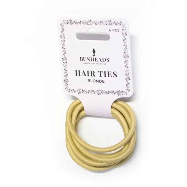 Capezio Bunheads hair ties, hajgumi