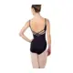 Capezio V nyakú, női balett dressz vékony pántokkal
