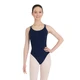 Capezio dupla spagetti pántos dressz CC123, ballet dressz - Tengerészkék Capezio