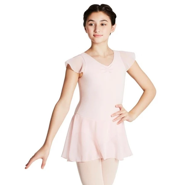 Capezio flutter sleeve dress, dressz szoknyával